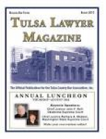 Tulsa Lawyer Magazine August 2015 by Tulsa County Bar Assoication ...