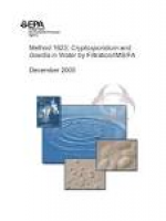 EPA 1623-Giardia, Cryptosporidium | Microscopy | Drinking Water