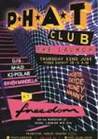 Upcoming Events – P*H*A*T Club – Freedom Bar