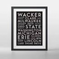 Typography Art Prints: Canadian & US Cities, cottage & more by ...