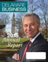 DSCC - 2015 Annual Report by Delaware State Chamber of Commerce ...