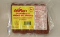Ed Hipp's Premium Beef Smoked Hot Sausage