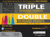 Double   and Triple   #  Reward   Points Using Your   #  Fidelity ...