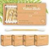 Alyn Bamboo Cotton Wool Buds | Pack of 4 (800 Pieces) | 100 ...
