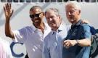 Obama, Bush and Clinton enjoy Presidents Cup golf tournament ...