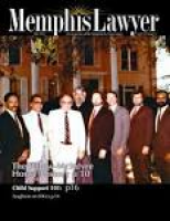 Memphis Lawyer Volume 32, Issue 5 by Memphis Bar Association - issuu