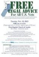 Free legal clinic for U.S. Veterans | TexVet