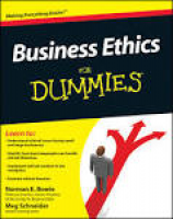 Business Ethics for Dummies by Maggie - issuu