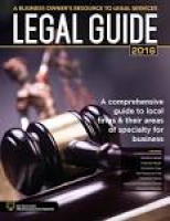 August 2016 edition of In Business Magazine's Legal Guide by ...