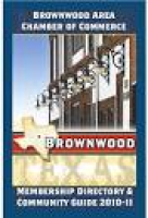 Brownwood Chamber Directory 2010 by Brownwood Chamber - issuu