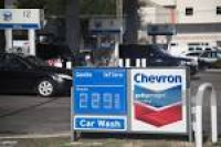 A Chevron Corp. Gas Station Ahead Of Earnings Photos and Images ...