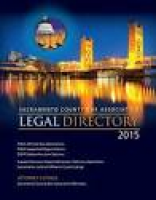 SCBA Legal Directory 2015 by Sacramento County Bar Association - issuu