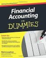 PDF] Financial Accounting For Dummies By Maire Loughran Download E ...