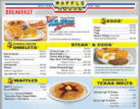 Waffle House Menu, Menu for Waffle House, Blue Mound, Saginaw ...