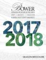 Bower School of Music & The Arts: 2017-2018 Season Brochure by ...
