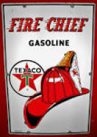 Vintage TEXACO FIRE CHIEF Porcelai… | PETROLIANA - Porcelain ...
