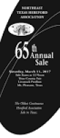 Northeast Texas Hereford Association Sale by American Hereford ...