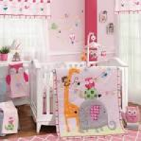 Lambs & Ivy Sprinkles 5 Piece Baby Nursery Crib Bedding Set with ...
