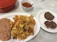 Migas a la mexicana plate with sausage added - Yelp