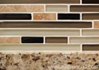 Look how the glass tile backsplash contains all of the colors from ...