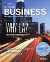 Los Angeles Area Chamber 2011 Business Magazine, Member Directory ...