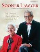 Sooner Lawyer: Spring-Summer 2011 by University of Oklahoma ...