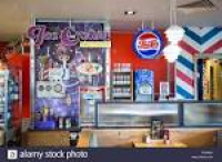 American style diner display in a Pizza Hut restaurant Stock Photo ...