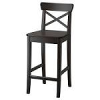 INGOLF Bar stool with backrest - IKEA