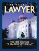 Al lawyer march 2011 by Alabama State Bar Association - issuu