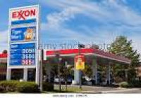 Exxon Gas Station Petrol Stock Photos & Exxon Gas Station Petrol ...