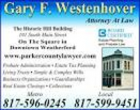 Westenhover Gary F, Weatherford, TX 76086 | - Yellowbook