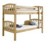 Happy Beds American Solid Honey Pine Wooden Bunk Bed Frame Bedroom ...