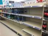 Bottles of water in high demand; stores shelves empty across the ...