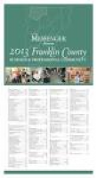 Meet Your Franklin County Business & Professional Community 2013 ...