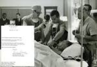 Jeremiah Wright, US Navy, tending to his patient Lyndon Johnson ...