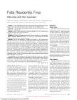 PDF) Targeted Residential Fire Risk Reduction A Summary of At-Risk ...