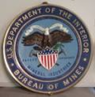 Department of Interior / Bureau of Mines Wall Seal from Dondero ...