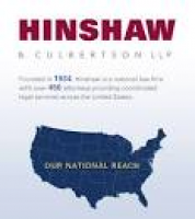 Hinshaw & Culbertson LLP - National Law Firm | 450 Attorneys | 23 ...