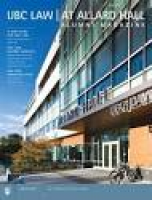 Allard School of Law Alumni Magazine - Fall 2011 by Peter A ...