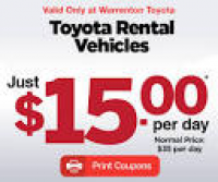 Auto Service Specials | Warrenton Toyota near Culpeper