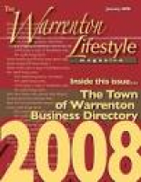 Warrenton Lifestyle Magazine January 2008 by Piedmont Publishing ...