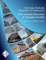 Centralia-Chehalis Chamber Directory 2014 by Silver Agency - issuu