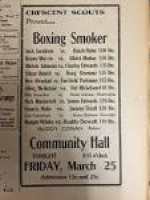 Harbor History Museum Blog: Boxing Smoker