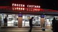 Entrance at night - Picture of Gilles Frozen Custard Drive In ...