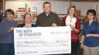 Local food pantries receive donations from The Bank of Mauston ...