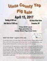 Livestock Information, Sales & Events | Uinta County, WY ...